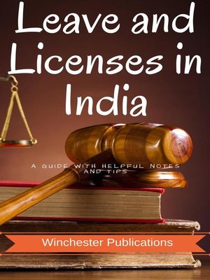 cover image of Leave and Licenses in India
